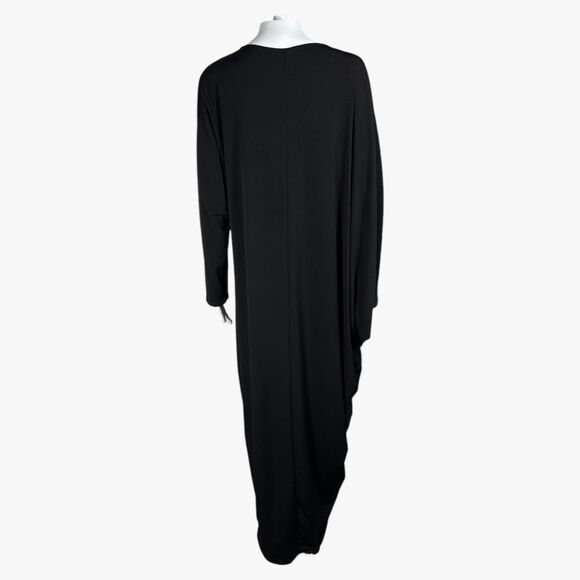 LIVD Women's Glam Parachute Side Maxi Dress in Black Size 2X Statement Piece - Picture 3 of 7